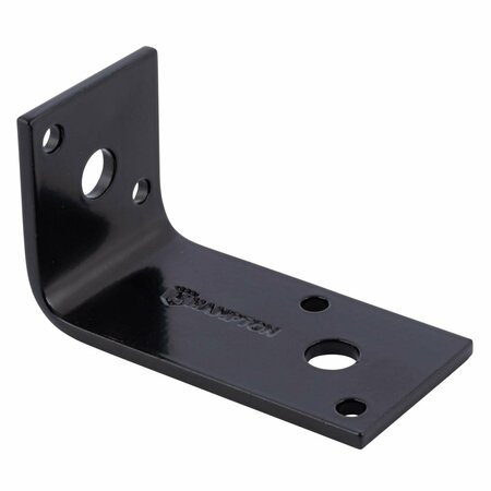 Hampton 15 in H X 167 in W X 18 in D Black Steel InsideOutside Corner Brace 02-3405-004